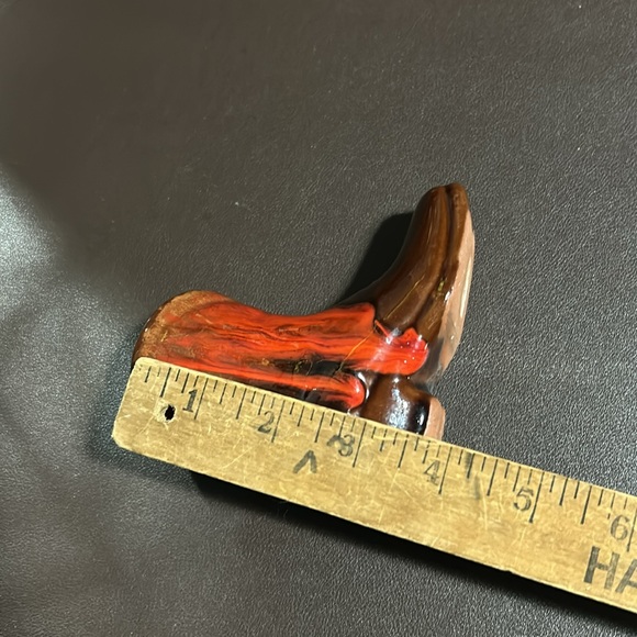 Vintage MCMaster Craft pottery cowboy cowgirl boot. MCM retro Vermilion Bay Ont - Picture 7 of 8